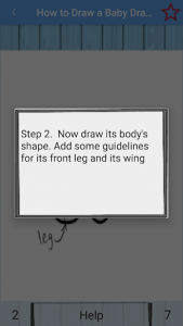 اسکرین شات برنامه Drawing a dragon 6