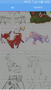 اسکرین شات برنامه Drawing a dragon 7