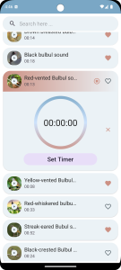 اسکرین شات 6 برنامه Bulbul bird sounds