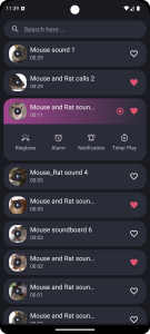 اسکرین شات 1 برنامه Mouse and Rat sounds