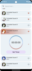 اسکرین شات برنامه Cockatiel Sounds 6