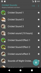 اسکرین شات برنامه Appp.io - Crickets Sounds 2