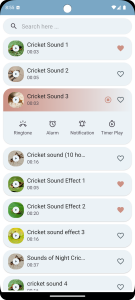 اسکرین شات برنامه Crickets Sounds 5