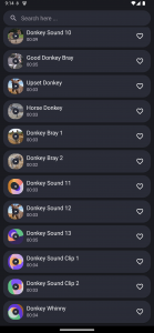 اسکرین شات 4 برنامه Donkey Sounds