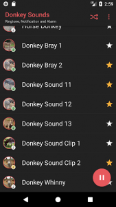 اسکرین شات برنامه Appp.io - Donkey Sounds 3