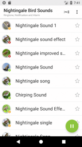 اسکرین شات برنامه Appp.io - Nightingale bird song 2