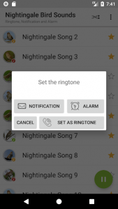 اسکرین شات برنامه Appp.io - Nightingale bird song 4