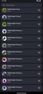 اسکرین شات 6 برنامه Nightingale Bird Sounds