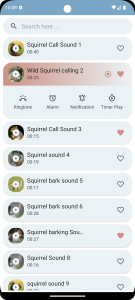 اسکرین شات 6 برنامه Squirrel Sounds