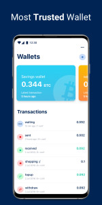 اسکرین شات 1 برنامه BlueWallet Bitcoin Wallet