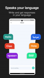 اسکرین شات برنامه Cleverr - AI Assistant Chatbot 3