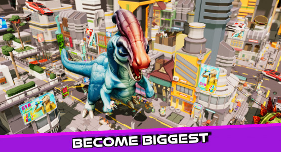 اسکرین شات بازی Dinosaur.io Jurassic Battle 4