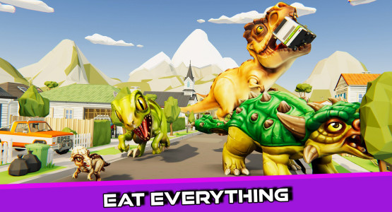 اسکرین شات 1 بازی Dinosaur.io Jurassic Battle