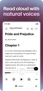 اسکرین شات 1 برنامه ElevenReader - Voice Reader