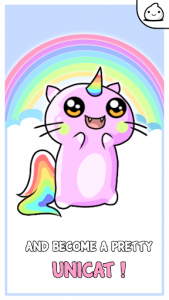 اسکرین شات بازی Unicorn Cat Evolution - Idle Cute Kawaii Clicker 3
