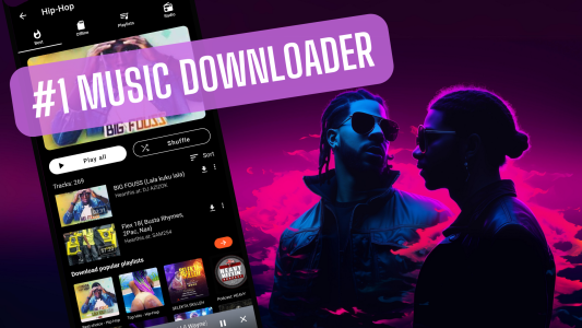 اسکرین شات 1 برنامه Music Downloader, MP3 Download