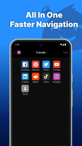 اسکرین شات 7 برنامه Friendly Social Browser