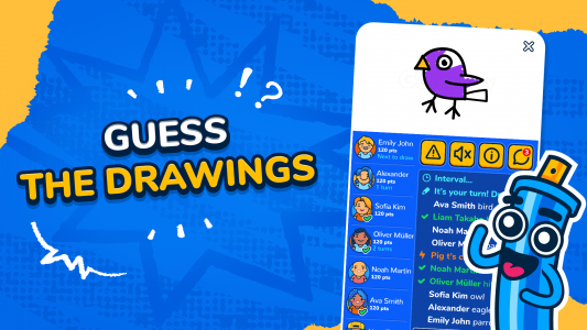 اسکرین شات 1 بازی Gartic.io - Draw, Guess, WIN