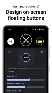 اسکرین شات برنامه Key Mapper & Floating Buttons 3