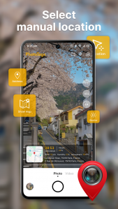 اسکرین شات 3 برنامه GPS Photo Stamp Camera Map