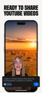 اسکرین شات 1 برنامه Invideo AI: AI Video Generator