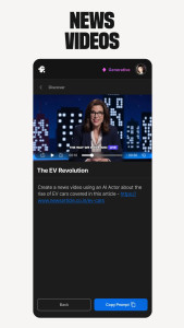 اسکرین شات 4 برنامه invideo AI: AI Video Generator