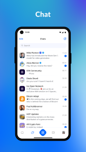 اسکرین شات 2 برنامه Online+ | Social, Crypto, Chat