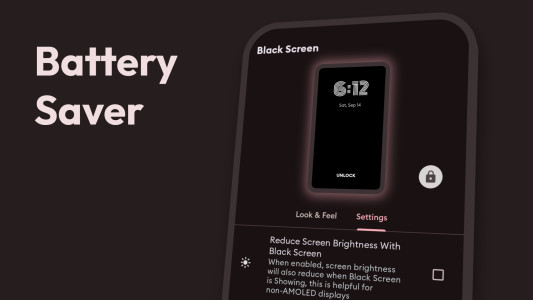 اسکرین شات 2 برنامه Black Screen: video screen off