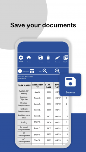 اسکرین شات برنامه Table Maker - Easy Table Notes 3