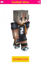 اسکرین شات برنامه Football Skins For Minecraft 7