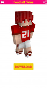 اسکرین شات برنامه Football Skins For Minecraft 5