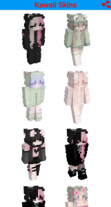 اسکرین شات برنامه Kawaii skins for minecraft 2