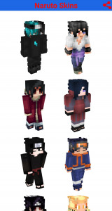 اسکرین شات برنامه Naruto skins for minecraft 1