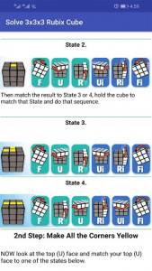 اسکرین شات برنامه How To Solve a Rubix Cube 3×3×3 Step By Step 5