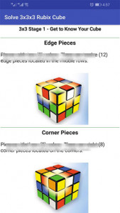 اسکرین شات برنامه How To Solve a Rubix Cube 3×3×3 Step By Step 1