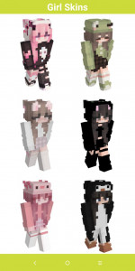 اسکرین شات برنامه Girl Skins For Minecraft 1