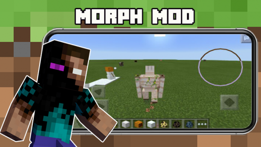 اسکرین شات بازی Morph Mod for Minecraft PE 1
