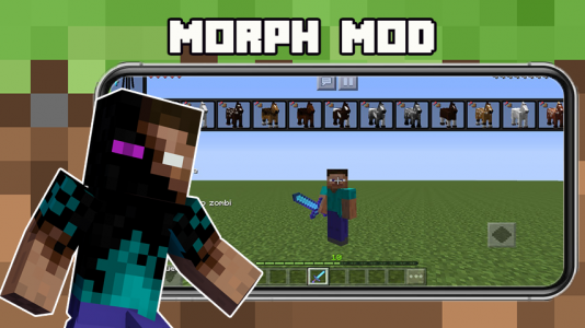 اسکرین شات بازی Morph Mod for Minecraft PE 3