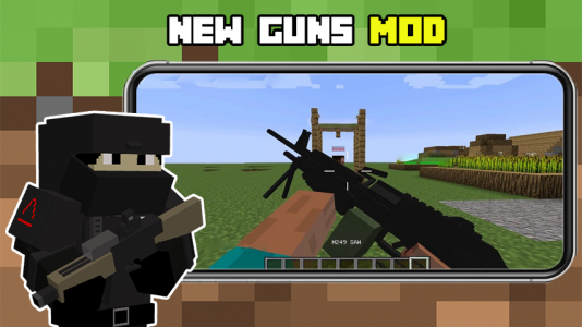 اسکرین شات بازی Guns For Minecraft Pe: Mod 4