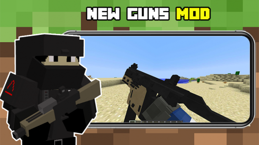 اسکرین شات بازی Guns For Minecraft Pe: Mod 1