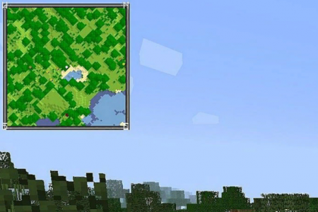 اسکرین شات بازی Minimap Mod Minecraft PE 1