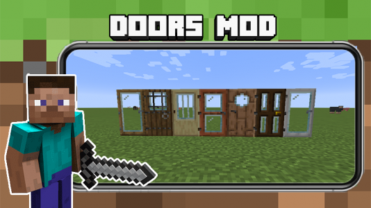 اسکرین شات بازی Doors Mod For Minecraft PE 5