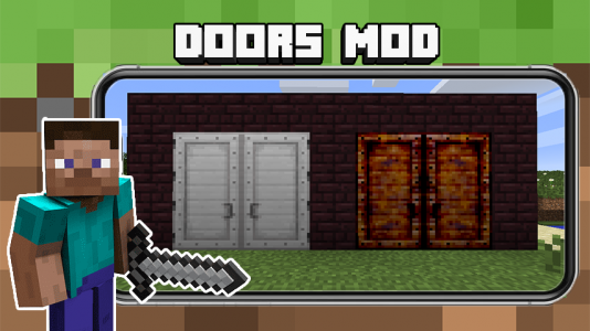 اسکرین شات بازی Doors Mod For Minecraft PE 3