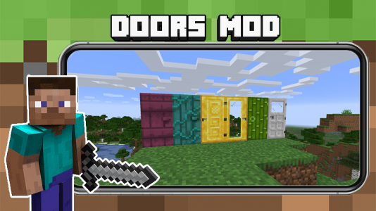 اسکرین شات بازی Doors Mod For Minecraft PE 2