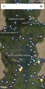اسکرین شات برنامه MapGenie: Hogwarts Legacy Map 1
