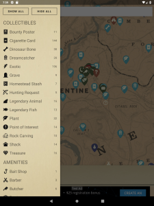 اسکرین شات 6 برنامه MapGenie: RDR2