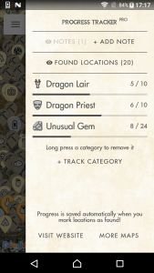 اسکرین شات 5 برنامه MapGenie: Skyrim Map