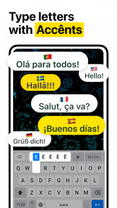 اسکرین شات 5 برنامه Fonts for Instagram, Keyboards