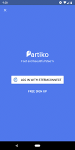 اسکرین شات برنامه Partiko - The easiest way to earn Steem and crypto 1
