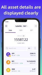 اسکرین شات برنامه SafePal-Crypto wallet BTC NFTs 3